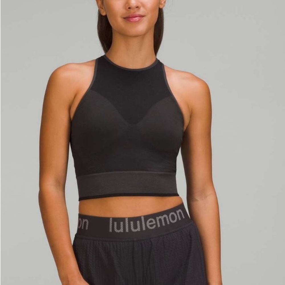 Lululemon Seamless Mesh Supportive Training Tank Top